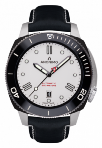 Anonimo Nautilo Automatic Stainless Steel / DLC / White / Leather AM-1002.05.003.A05