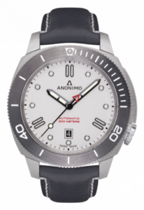 Anonimo Nautilo Automatic Stainless Steel / White / Leather AM-1002.04.003.A04