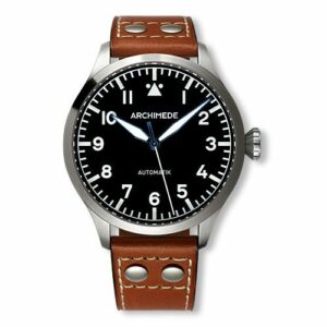 Archimede Pilot 45 Automatic Stainless Steel / Black UA7949-A1.2
