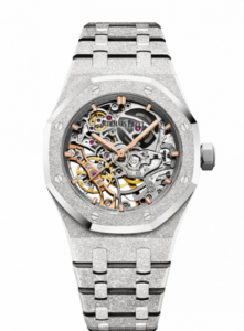 Audemars Piguet Royal Oak 41 Double Balance Wheel Openworked Frosted White Gold 15407BC.GG.1224BC.01