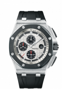 Audemars Piguet Royal Oak Offshore 44 Stainless Steel / Ceramic / Silver / Rubber 26400SO.OO.A002CA.01