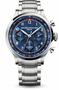 Baume & Mercier Capeland Chronograph 44 Blue / Bracelet 10066