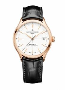 Baume & Mercier Clifton Baumatic Red Gold / White / Strap / COSC 10469