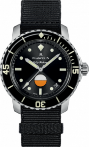 Blancpain Fifty Fathoms MIL-SPEC Stainless Steel / Black / Canvas 5008-1130-NABA