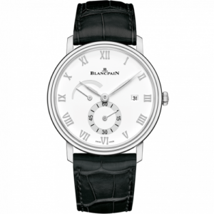 Blancpain Villeret Ultraplate Power Reserve Date Stainless Steel / White 6606A-1127-55B