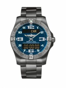 Breitling Aerospace Evo Titanium / Blue / Bracelet E79363101C1E1