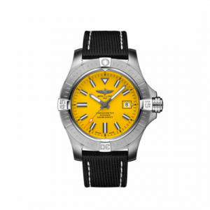 Breitling Avenger Automatic 45 Seawolf Stainless Steel / Yellow / Military / Pin A17319101I1X1