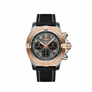 Breitling Avenger B01 Chronograph 45 Stainless Steel / Red Gold / Anthracite / Strap - Folding UB01821A1B1X2