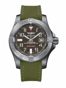 Breitling Avenger II Seawolf Stainless Steel / Tungsten Gray / Military / Pin A1733110/F563/106W/A20BASA.1