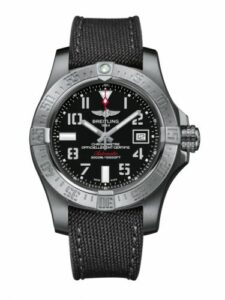 Breitling Avenger II Seawolf Stainless Steel / Volcano Black / Military / Pin A1733110/BC31/109W