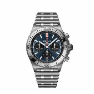 Breitling Chronomat B01 42 Stainless Steel / Blue / Rouleaux AB0134101C1A1