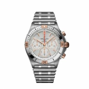 Breitling Chronomat B01 42 Stainless Steel / Red Gold / Silver / Rouleaux IB0134101G1A1
