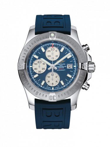 Breitling Colt Chronograph Automatic Stainless Steel / Mariner Blue / Rubber / Folding A1338811/C914/157S/A20D.2