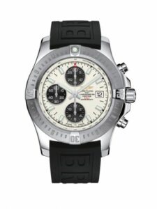 Breitling Colt Chronograph Automatic Stainless Steel / Stratus Silver / Rubber / Pin A1338811/G804/152S/A20S.1