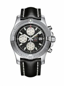 Breitling Colt Chronograph Automatic Stainless Steel / Volcano Black / Calf / Pin A13388111B1X1
