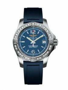 Breitling Colt Lady Diamond / Mariner Blue / Rubber / Pin A7738853/C908/141S
