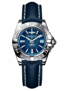 Breitling Galactic 32 Stainless Steel / Metallica Blue / Calf A71356L2.C811.116X