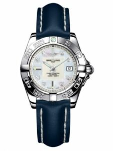 Breitling Galactic 32 Stainless Steel / Pearl Diamond / Calf A71356L2.A708.116X