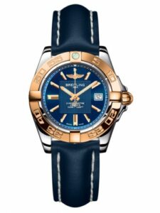 Breitling Galactic 32 Stainless Steel / Rose Gold / Metallica Blue / Calf C71356L2.C813.116X