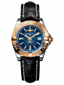 Breitling Galactic 32 Stainless Steel / Rose Gold / Metallica Blue / Croco C71356L2.C813.777P