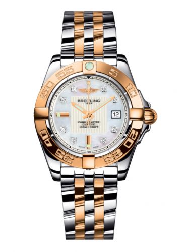 Breitling Galactic 32 Stainless Steel / Rose Gold / Pearl Diamond / Bracelet C71356L2.A712.367C
