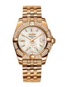 Breitling Galactic 36 Automatic Rose Gold / Diamond / Pearl / Bracelet H3733053.A724.376H