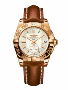 Breitling Galactic 36 Automatic Rose Gold / Stratus Silver / Calf H3733012.G714.412X