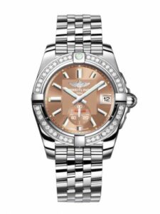 Breitling Galactic 36 Automatic Stainless Steel / Diamond / Copperhead Bronze / Bracelet A3733053/Q582/376A