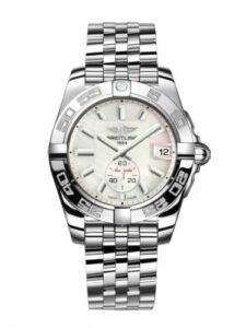 Breitling Galactic 36 Automatic Stainless Steel / Pearl / Bracelet A3733012/A716/376A