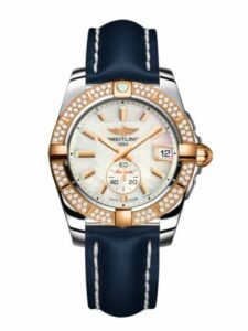 Breitling Galactic 36 Automatic Stainless Steel / Rose Gold / Diamond / Pearl / Calf C3733053.A724.194X