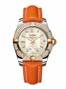 Breitling Galactic 36 Automatic Stainless Steel / Rose Gold / Diamond / Stratus Silver / Sahara C3733053.G714.217X