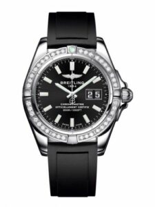 Breitling Galactic 41 Stainless Steel / Diamond / Onyx Black / Rubber A49350LA.BE58.132S