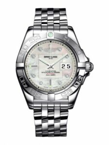 Breitling Galactic 41 Stainless Steel / Pearl Diamond / Bracelet A49350L2.A702.366A
