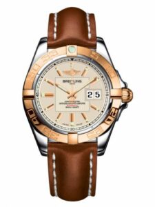 Breitling Galactic 41 Stainless Steel / Rose Gold / Sierra Silver / Calf C49350L2.G701.425X