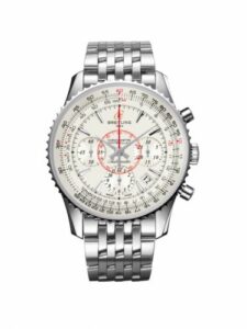 Breitling Montbrillant 01 Stainless Steel / Mercury Silver / Bracelet AB013012.G709.448A