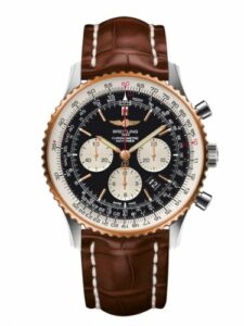 Breitling Navitimer 01 46 Stainless Steel / Red Gold / Black / Croco UB012721.BE18.754P