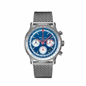 Breitling Navitimer 1 B01 Chronograph 43 Stainless Steel / Airline Editions American Airlines / Mesh AB0121A31C1A1