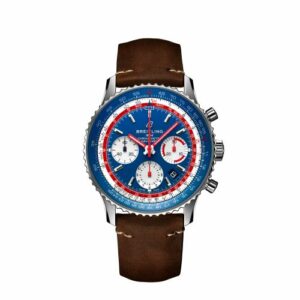 Breitling Navitimer 1 B01 Chronograph 43 Stainless Steel / Airline Editions Pan Am / Calf / Folding AB01212B1C1X2