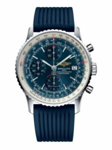 Breitling Navitimer Heritage Stainless Steel / Aurora Blue / Rubber A1332412.C942.273S