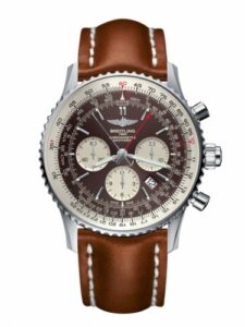 Breitling Navitimer Rattrapante Stainless Steel / Panamerican Bronze / Calf / Pin AB031021/Q615/439X/A20BA.1