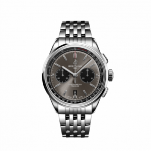 Breitling Premier B01 Chronograph 42 Stainless Steel / Anthracite / Bracelet AB0118221B1A1