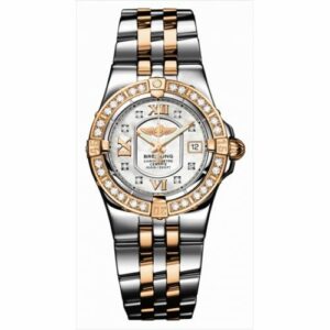 Breitling Starliner 2008 Two Tone Rose / MOP / Diamond C7134012.A681