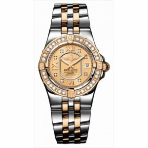 Breitling Starliner 2008 two Tone Rose / Diamond C7134012.H545
