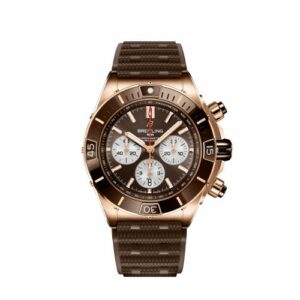 Breitling Super Chronomat B01 44 Red Gold / Brown / Rubber Rouleaux RB0136E31Q1S1