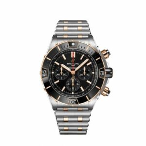 Breitling Super Chronomat B01 44 Stainless Steel - Red Gold / Black / Rouleaux UB0136251B1U1
