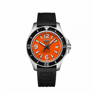 Breitling Superocean 42 Stainless Steel / Orange / Rubber / Folding A17366D71O1S2