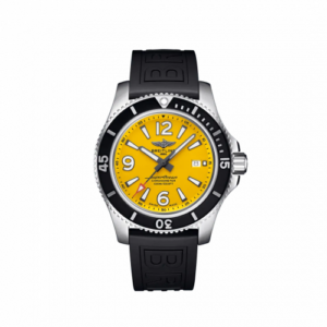 Breitling Superocean 44 Stainless Steel / Yellow / Rubber - Pin A17367021I1S1