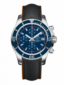 Breitling Superocean Chronograph 42 Stainless Steel / Blue / Rubber / Pin A13311D1/C971/244X/A18BA.1