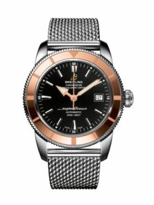 Breitling Superocean Heritage 42 Stainless Steel / Red Gold / Volcano Black / Milanese U1732112.BA61.154A