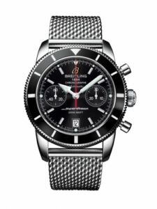 Breitling Superocean Heritage 44 Chronograph Stainless Steel / Black / Black / Milanese A2337024.BB81.154A